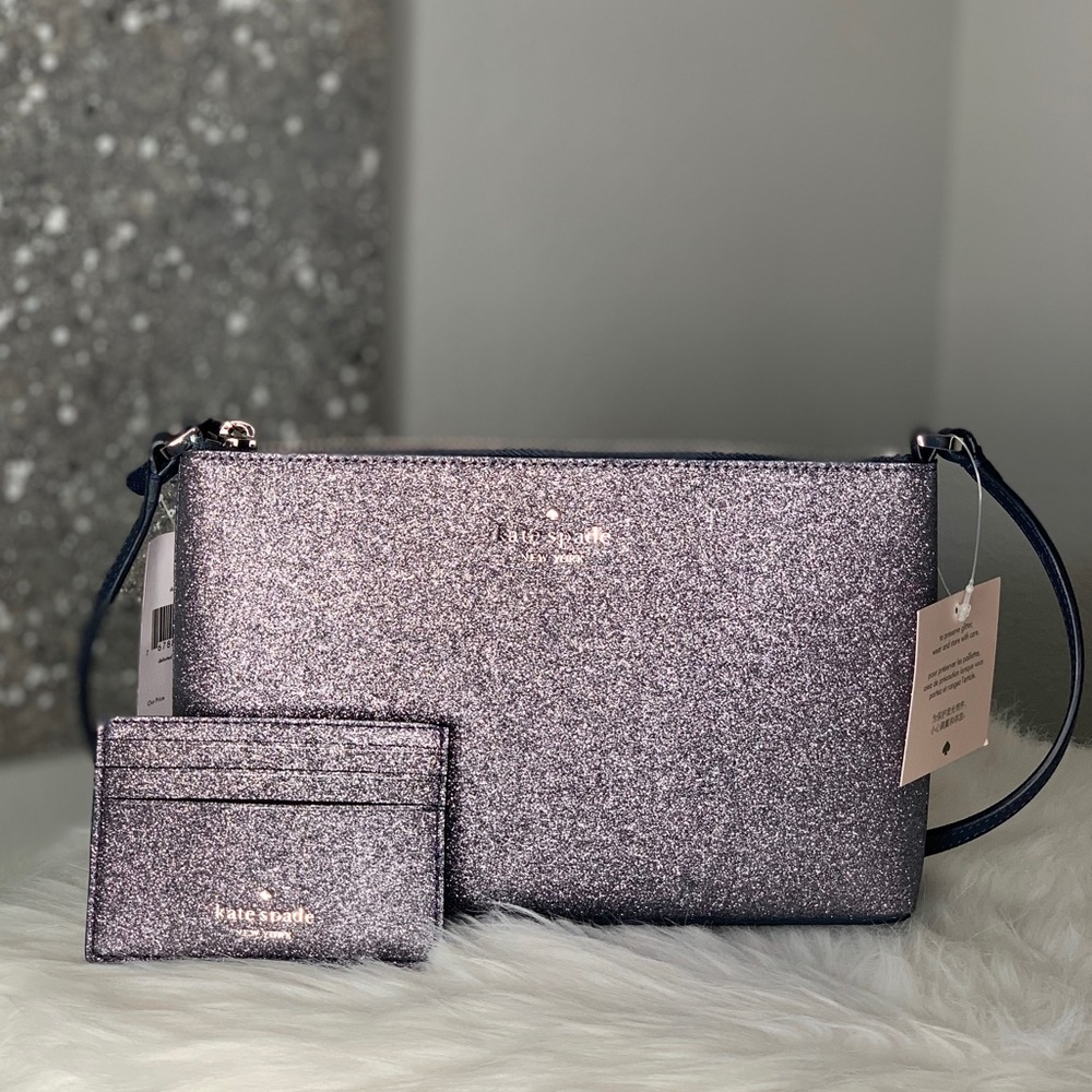 Kate Spade Joeley Glitter Crossbody Set